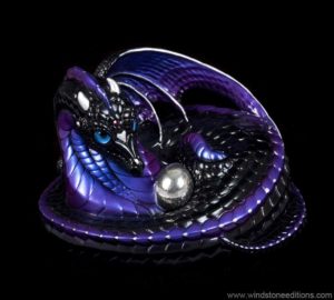 Black Magic Mother Coiled Dragon by Windstone Editions