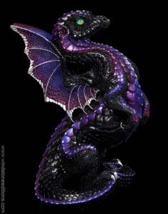 Black Magic Rising Spectral Dragon by Windstone Editions
