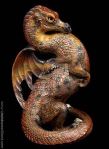 Black Magma Emperor Dragon by Windstone Editions