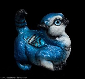 Blue Jay Crouching Griffin Chick by Windstone Editions