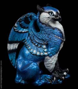 Blue Jay Male Griffin by Windstone Editions