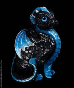 Candied Blueberry Fledgling Dragon by Windstone Editions