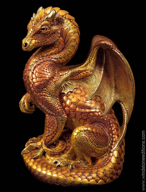 Cinnamon Copper Secret Keeper Dragon by Windstone Editions