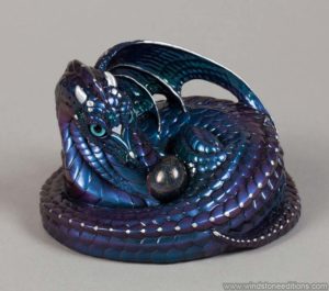 Cosmic Shift Mother Coiled Dragon by Windstone Editions
