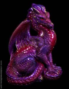 Electric Grape Male Dragon by Windstone Editions