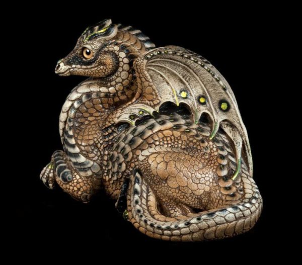 Windstone Editions collectible dragon figurine - Female Hearth Dragon - Sandgrouse