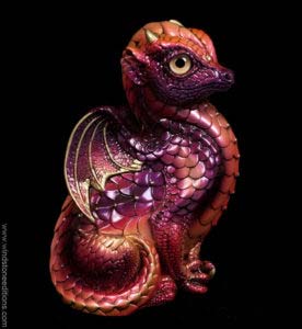 Fire Berry Fledgling Dragon by Windstone Editions