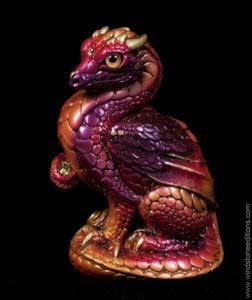 Fire Berry Mini Keeper Dragon by Windstone Editions