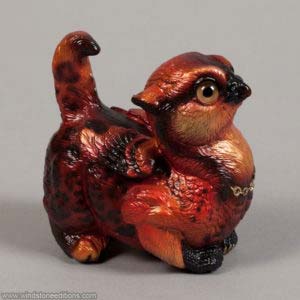 Jaguar Flame Crouching Griffin Chick by Windstone Editions