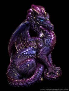 Lavender Rose Male Dragon by Windstone Editions
