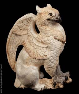 Leucistic Redtail Male Griffin by Windstone Editions