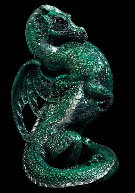 Malachite Moss Emperor Dragon by Windstone Editions