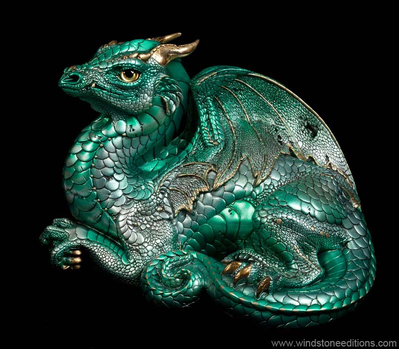 Mineral Spring Old Warrior Dragon by Windstone Editions