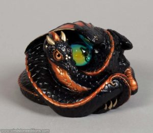 Monarch Coiled Dragon by Windstone Editions
