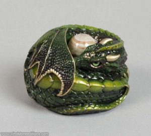 Moss Curled Dragon by Windstone Editions