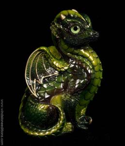 Moss Fledgling Dragon by Windstone Editions