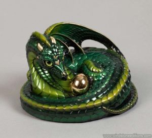 Moss Mother Coiled Dragon by Windstone Editions