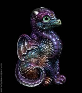 Oil Spot Baby Dragon by Windstone Editions