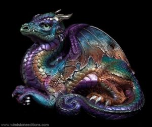 Oil Spot Old Warrior Dragon by Windstone Editions
