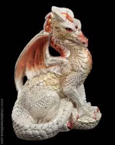 Peaches and Cream Male Dragon by Windstone Editions