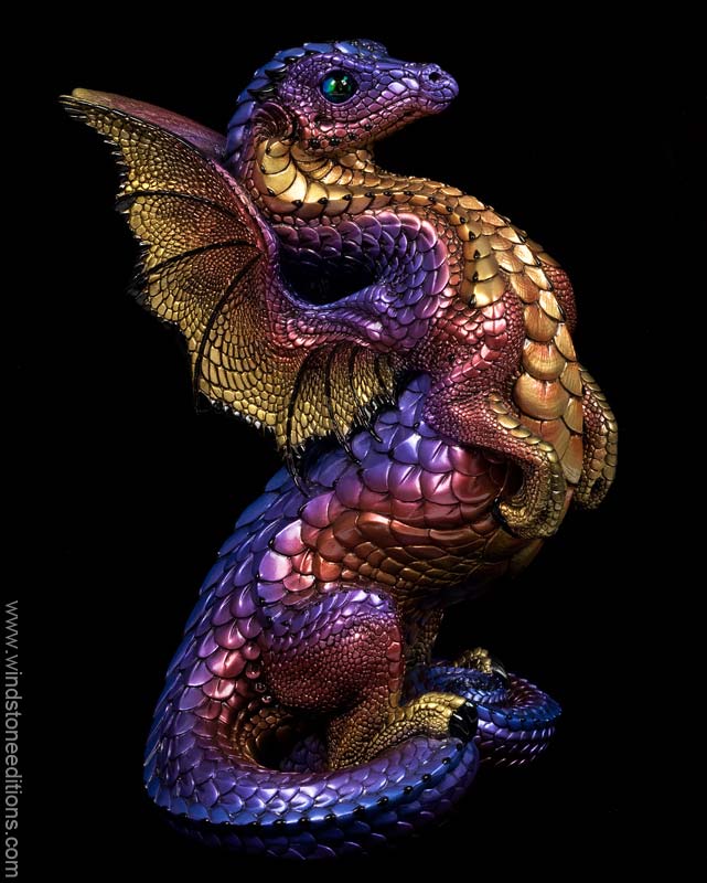 Shimmering Embers Rising Spectral Dragon by Windstone Editions