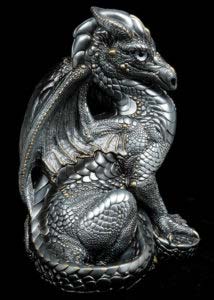 Silver Male Dragon by Windstone Editions