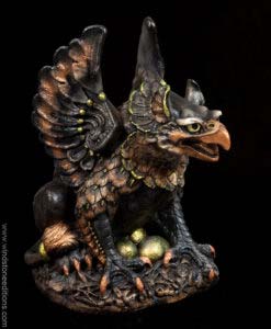 Smoked Copper Mother Griffin Gargoyle #1 by Windstone Editions