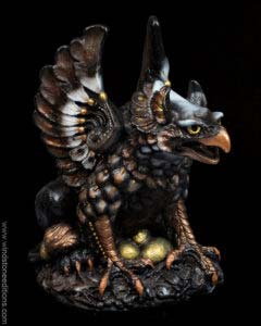 Smoked Copper Mother Griffin Gargoyle #2 by Windstone Editions