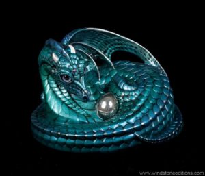 Water Sprite Mother Coiled Dragon by Windstone Editions