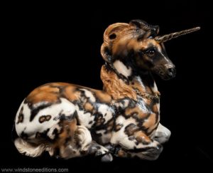 African Wild Dog Mother Unicorn #2 by Windstone Editions