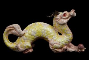 Albino Oriental Dragon by Windstone Editions