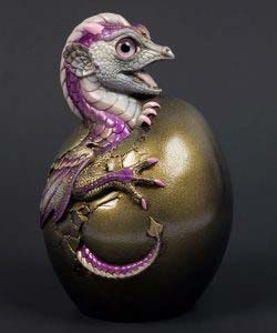 Amethyst Gold Hatching Emperor Dragon by Windstone Editions