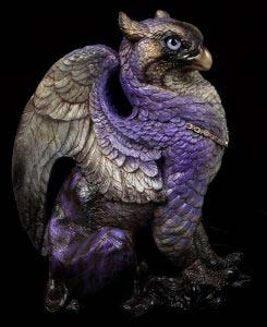 Amethyst Shadow Male Griffin by Windstone Editions