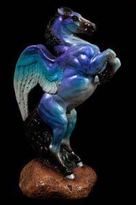 Amethyst Shadow Male Pegasus by Windstone Editions