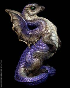 Amethyst Shadow Rising Spectral Dragon by Windstone Editions