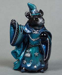 Aquamarine Shadow Mouse Wizard by Windstone Editions
