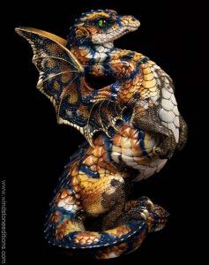 Banana Orange Tiger Rising Spectral Dragon by Windstone Editions