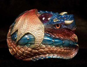 Barn Swallow Curled Dragon by Windstone Editions