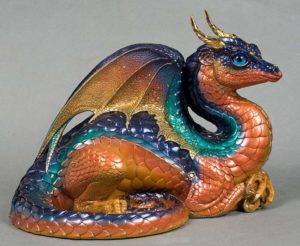 Barn Swallow Lap Dragon by Windstone Editions