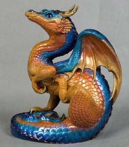 Barn Swallow Scratching Dragon by Windstone Editions
