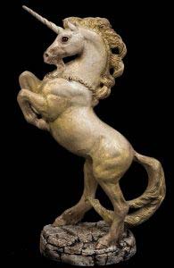Baroque Gold Grand Unicorn by Windstone Editions