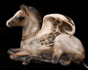 Bay Roan Baby Pegasus #1 by Windstone Editions