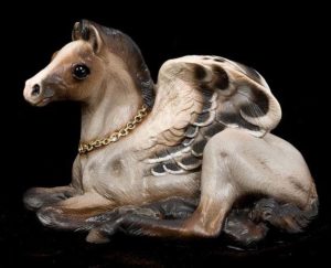Bay Roan Baby Pegasus #2 by Windstone Editions