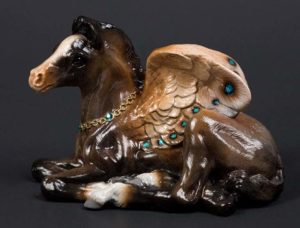 Bay Roan Baby Pegasus #4 by Windstone Editions