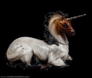 Bay Roan Mother Unicorn #2 by Windstone Editions