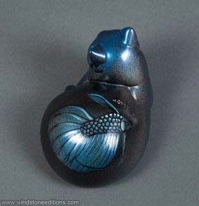 Betta Lady Pebble Cat by Windstone Editions