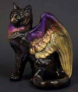 Black Autumn Flap Cat by Windstone Editions