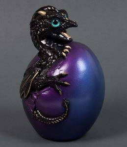 Black Peacock Hatching Emperor Dragon by Windstone Editions