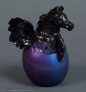 Black Peacock Hatching Pegasus #2 by Windstone Editions