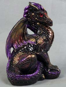 Black Violet Male Dragon by Windstone Editions